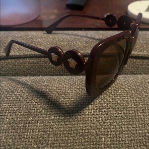 Plum Versace sunglasses